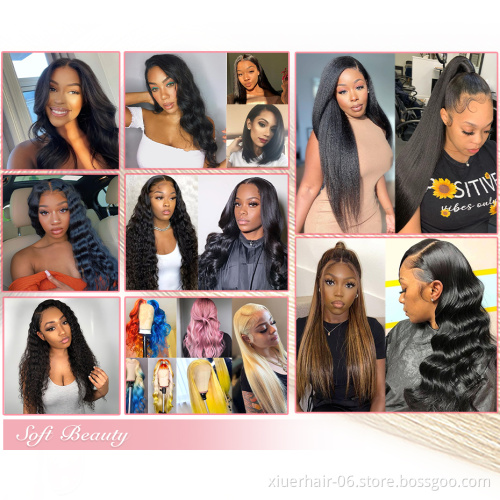 200% Density Grade 10A 20 Brazilian Human Hair Glueless Body Wave Curly Afro Kinky 360 Human Hair Full Lace Wig In Dubai